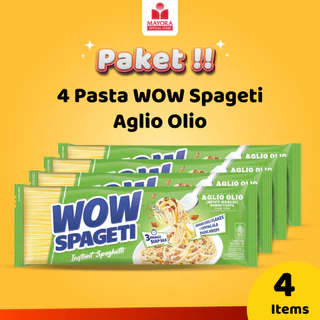 PAKET 4 Pasta WOW Spageti Aglio Olio