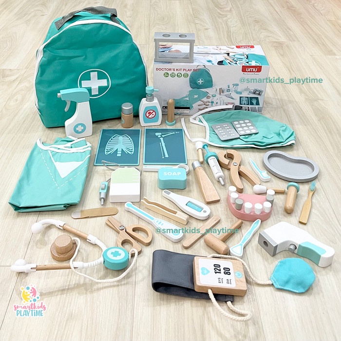 Jual UMU Kids Pretend Play Complete Set Doctor Set Kit Mainan Peran ...