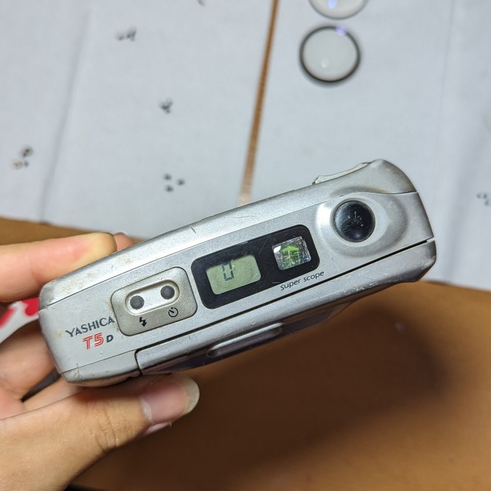 Jual Yashica T5 T5D Zeiss Tessar 35mm X T4 T3 T2 AF Minolta TC-1