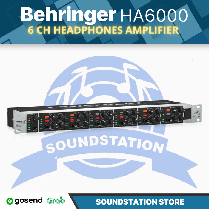 Jual BEHRINGER POWERPLAY HA6000 6 Channel Headphones Distribution ...