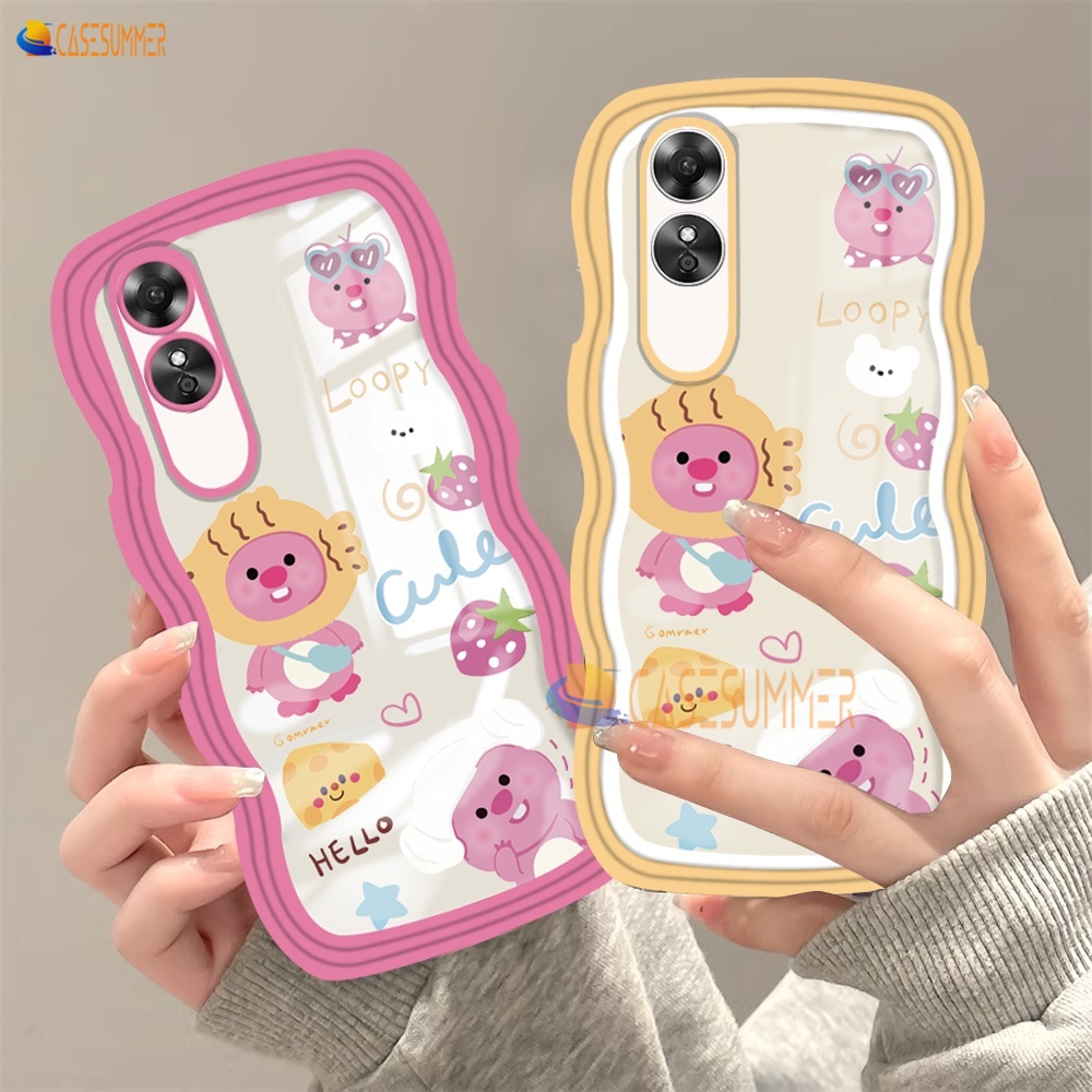 Custodia in silicone trasparente per iPhone 16 Plus, design Capybara