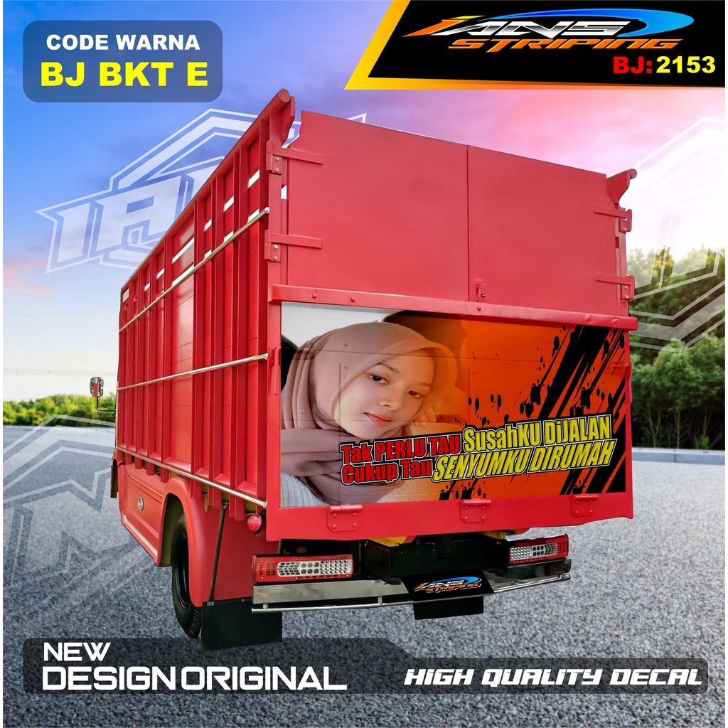 Jual STICKER VARIASI PINTU BAK BELAKANG TRUK KEREN / VARIASI STIKER BAK ...