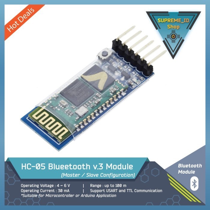 Jual HC-05 Bluetooth Module Master/Slave | IoT Arduino | Shopee Indonesia