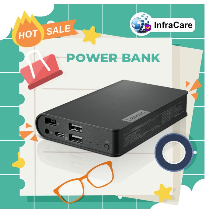 Jual Power Bank 14000mAh Lenovo USBC Laptop Genuine New (FRU