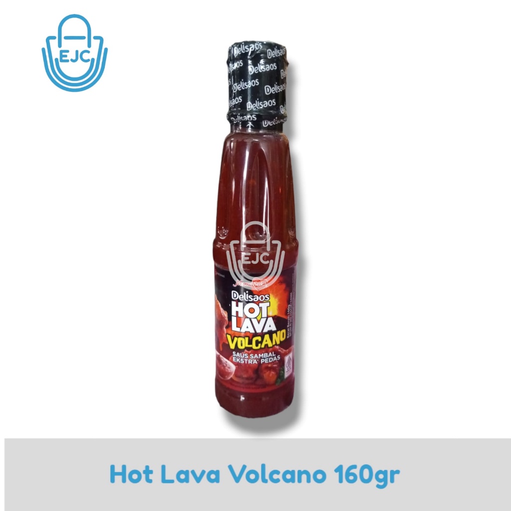 Jual Mamasuka Delisaos Hot Lava Volcano 160gr Saus Sambal Extra Pedas