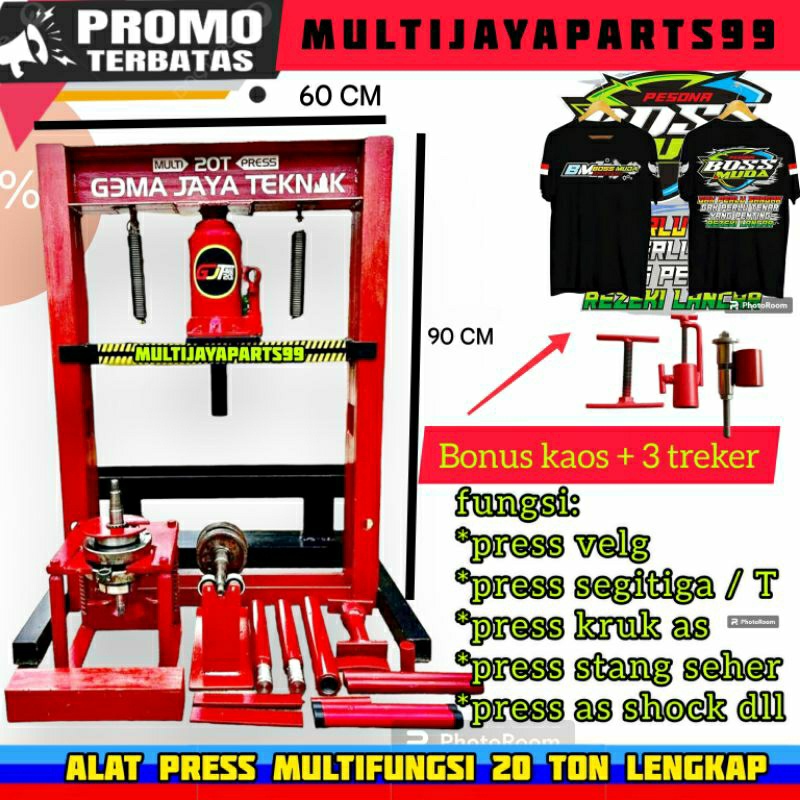 Jual mesin press velg motor alat press velg 20 ton alat press stang