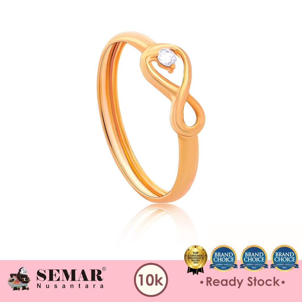 Jual Cincin Emas Shelia Gold 10K Semar Nusantara | Shopee Indonesia