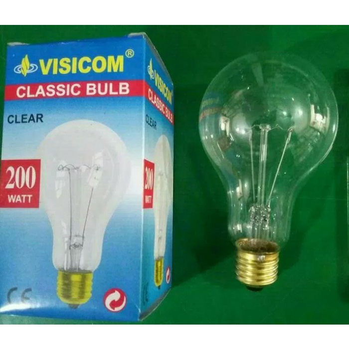 Jual Visicom Classic Bulb 200 watt bolam pijar | Shopee Indonesia