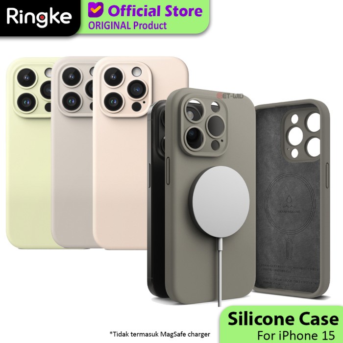 Jual Silicone Case Magsafe IPhone 15 Pro Max - 15Pro - Plus Ringke ...