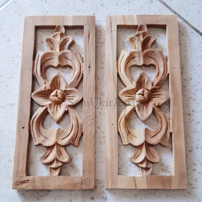 Jual Promo Loster Jati Ukir Loster Roster Kayu Kusen Pintu Jendela ...