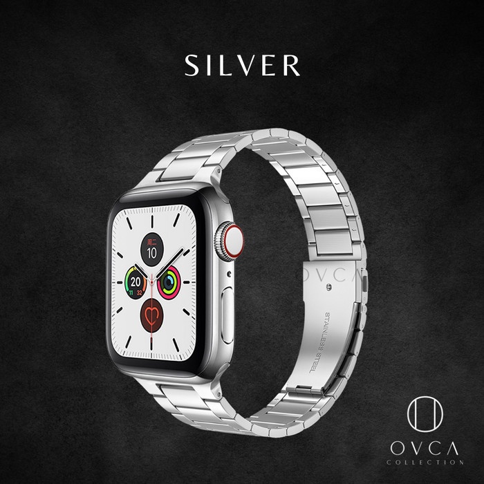 Apple Strap ULTRA SE Stainless Steel Rantai Tali Jam  Tangan IWatch 38mm 40mm 41mm 42mm 44mm 45mm 49mm Loop Band Klasik Besi  Rantai