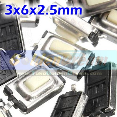Jual Tact Switch Petak 3x6x2.5mm Saklar Kecil Micro On Off Tactile ...