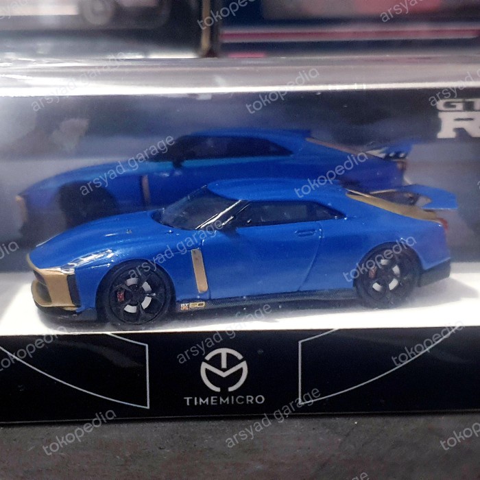 Jual Diecast Time Micro Nissan GTR R50 Blue Segel LP27 | Shopee Indonesia