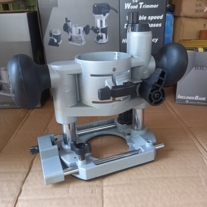 Jual MESIN ROUTER PROPIL PORTABLE 3 DUDUKAN / WOOD TRIMMER BRAXTER ...