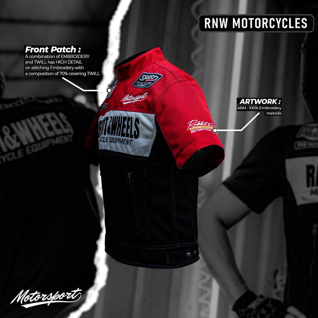 Jual POLO MESH MSP RED RABBIT AND WHEELS | Shopee Indonesia