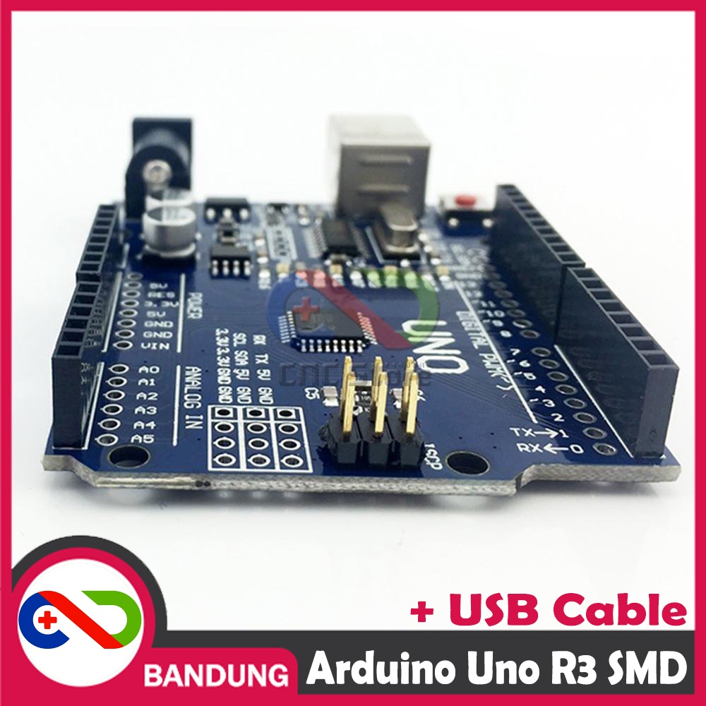 Jual ARDUINO UNO R3 ATMEGA328P SMD CH340 COMPATIBLE BOARD PLUS USB ...