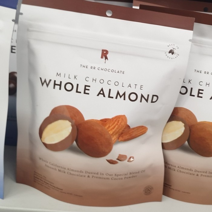 Jual The RR Chocolate Milk Chocolate Whole Almond 150gr Impor Shopee