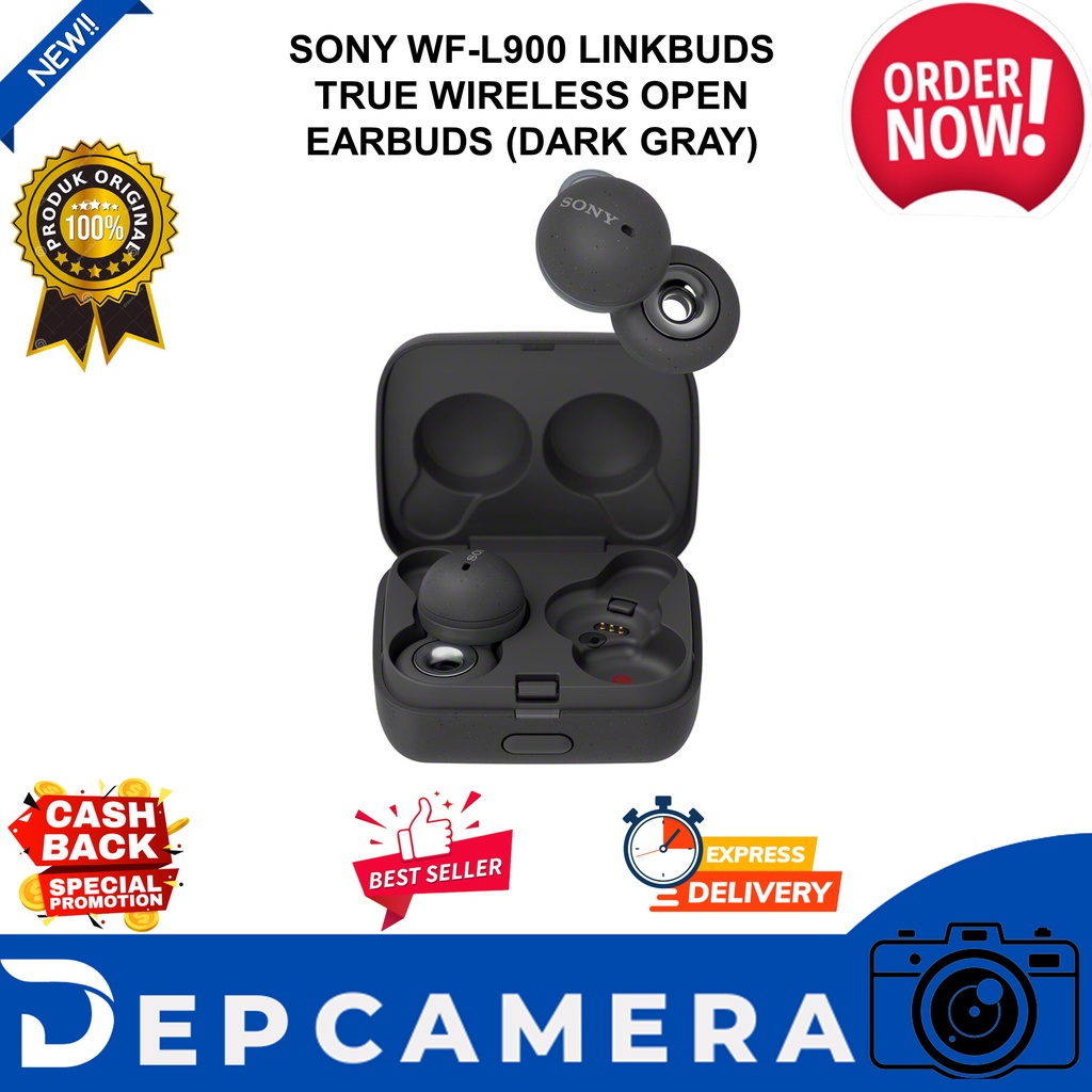 Jual Sony Wf L900 Linkbuds True Wireless Open Earbuds Dark Gray