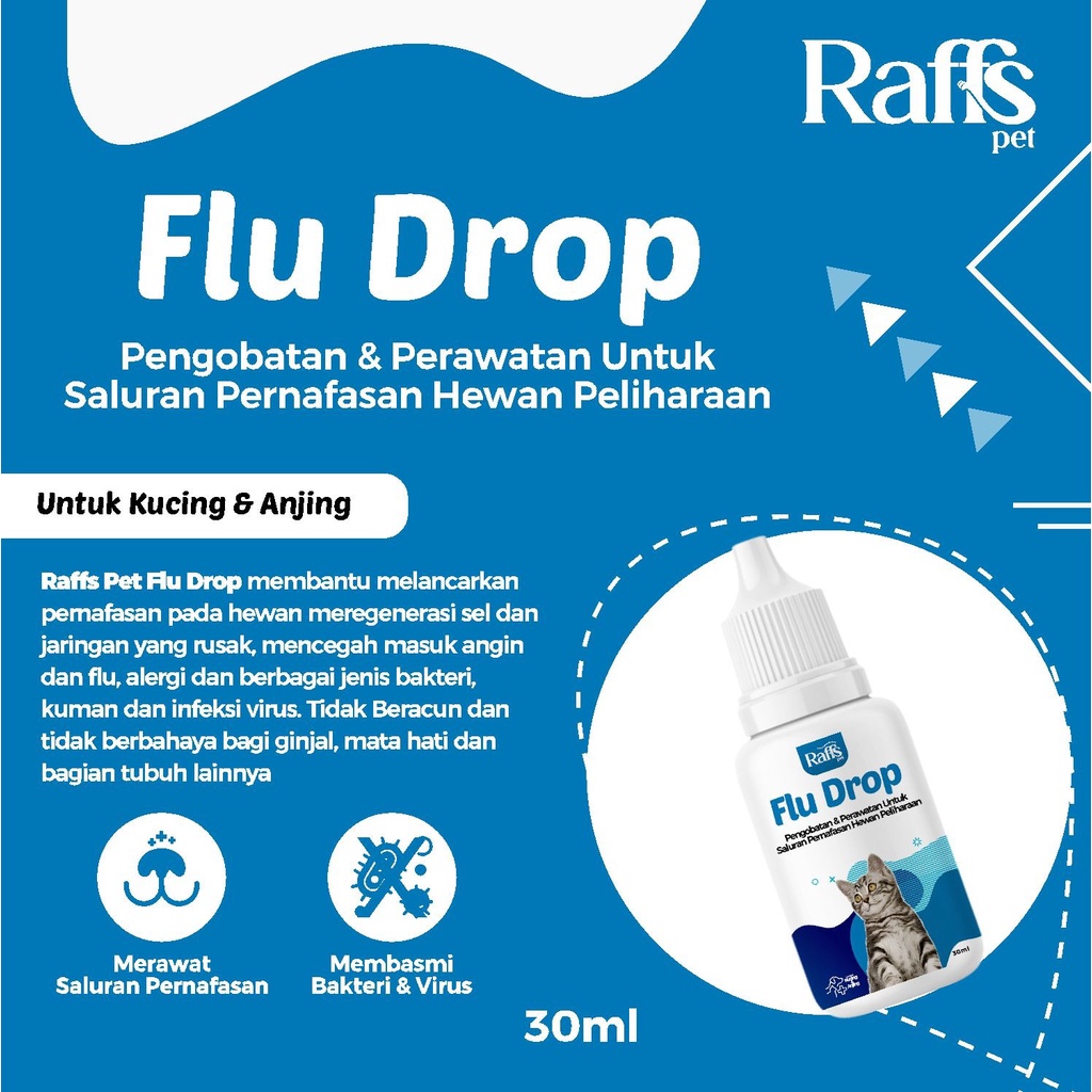 Jual Raffs Pet Flu Drop 30ml - Obat Flu Hewan | Shopee Indonesia