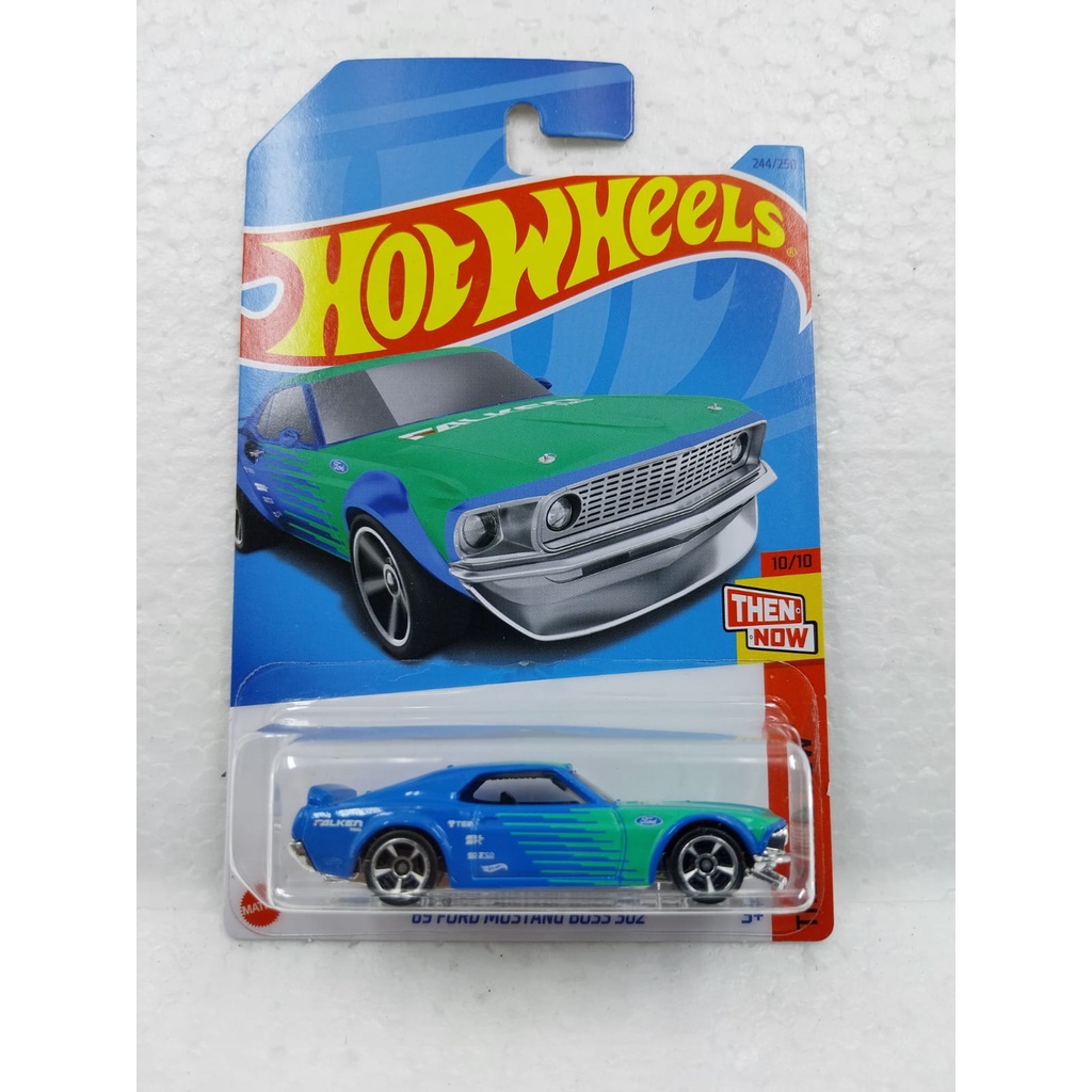 Jual Hot Wheels Ford Mustang Boss Falken Biru Hijau Then Now