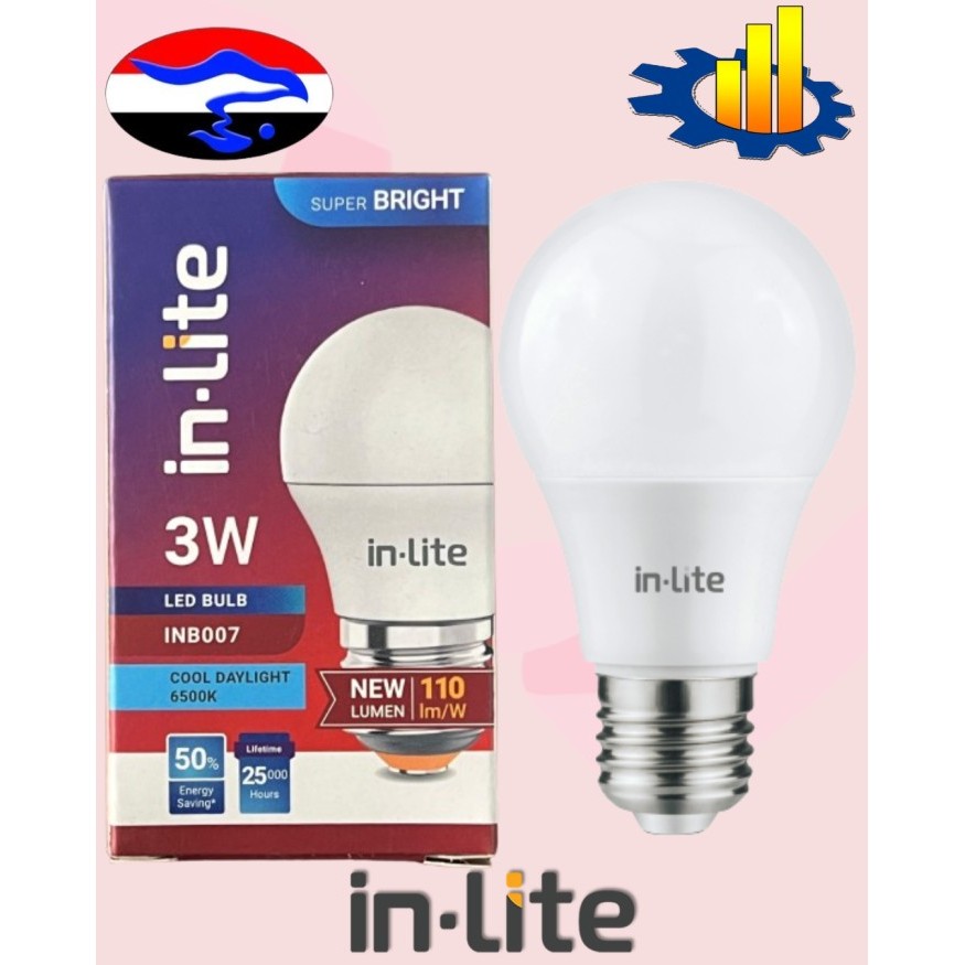 Jual Lampu LED In-Lite Bulb 3 Watt DAYLIGHT | Shopee Indonesia