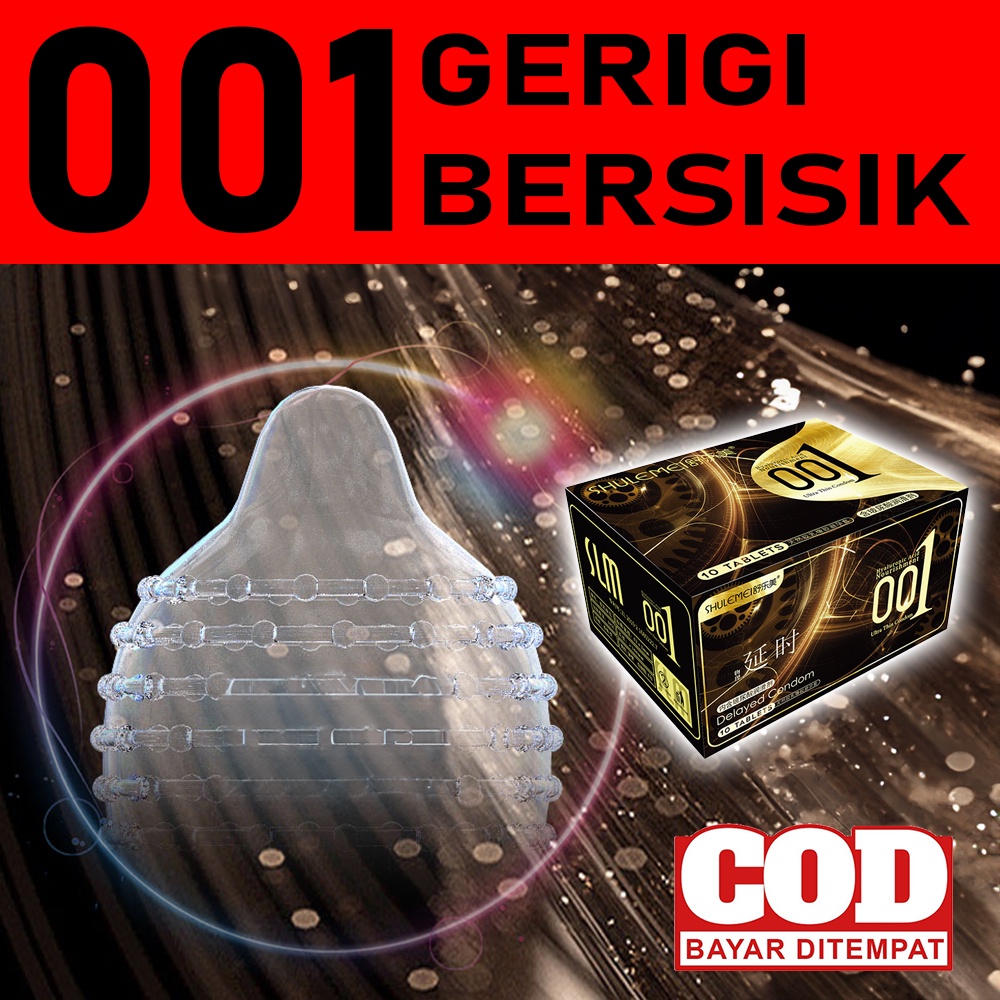 Jual Ready say!! Condom 001 Dotted Ultrathin Bergerigi Paling Tipis