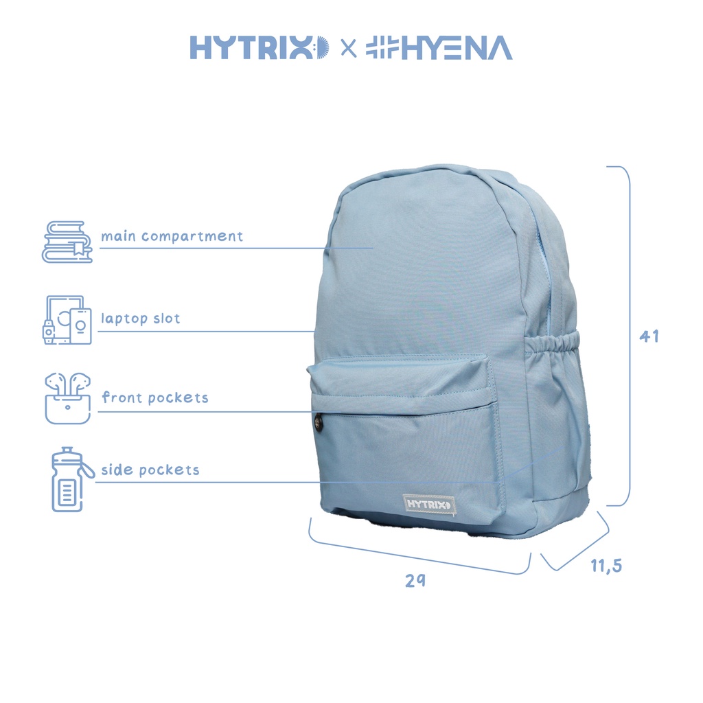 Jual QH HYENA x HYTRIX [RM504] - Hylyvia Colour Pop Backpack Water ...