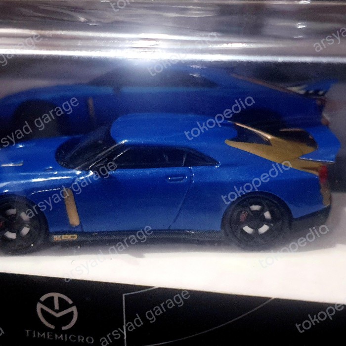 Jual Diecast Time Micro Nissan GTR R50 Blue Segel LP27 | Shopee Indonesia