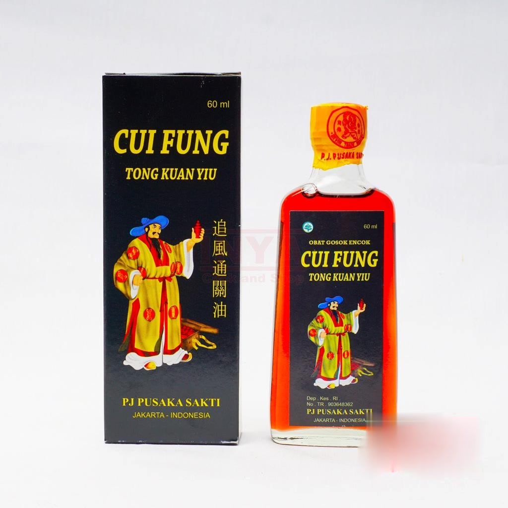CUI FUNG TONG KUAN YU 60ml LINIMENT OIL Zui Feng Cui Feng - Minyak Urut - Obat Gosok Encok