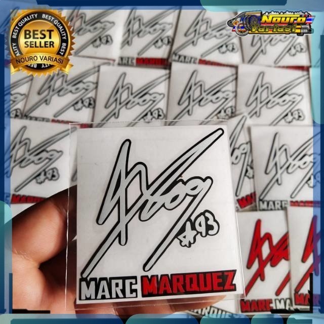 Jual Sticker stiker cutting MARC MARQUES bagus | Shopee Indonesia