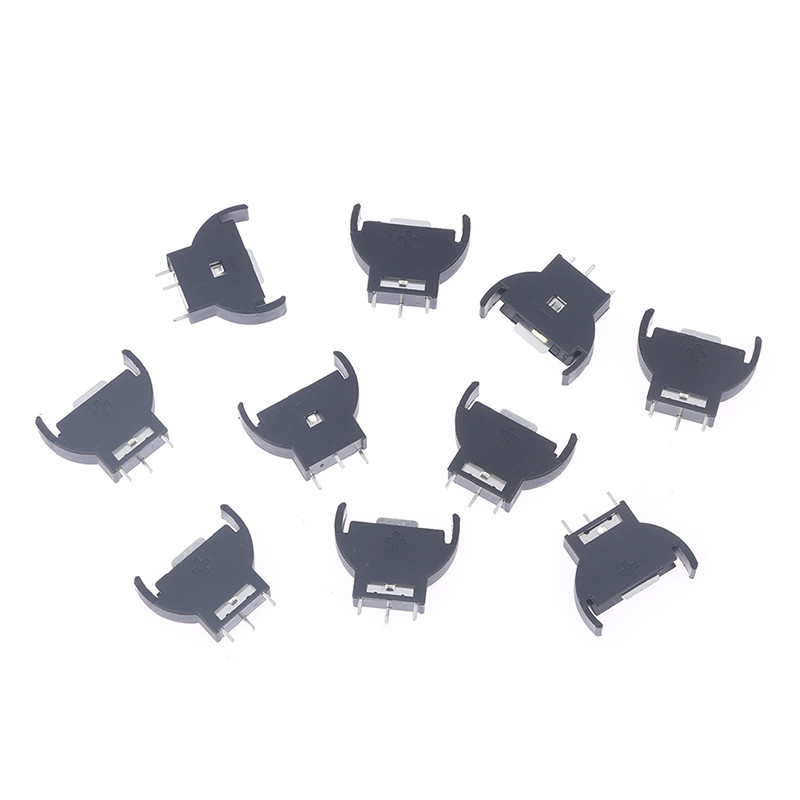Maxtonser 10Pcs/Set CR2032 Button Coin Cell Battery Socket
