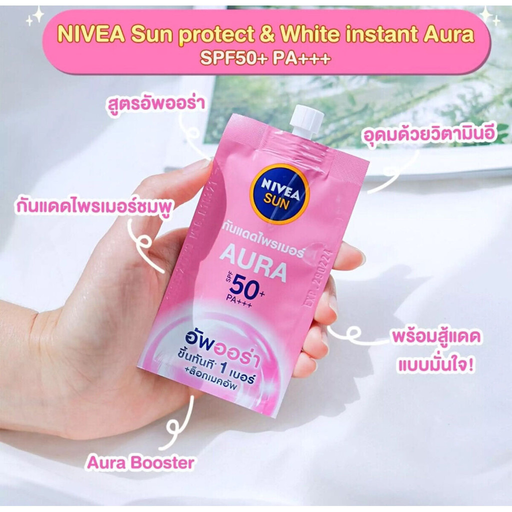 Nivea Sun Extra Protect Aura Primer SPF50 PA+++ Soin Solaire Visage 30ml