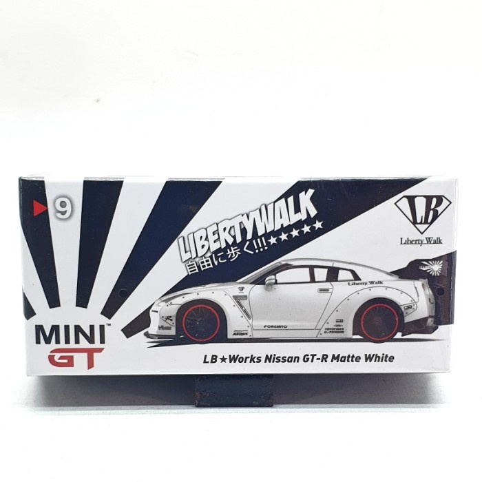 Jual MINI GT LB WORKS NISSAN GTR R35 MATTE WHITE | Shopee Indonesia