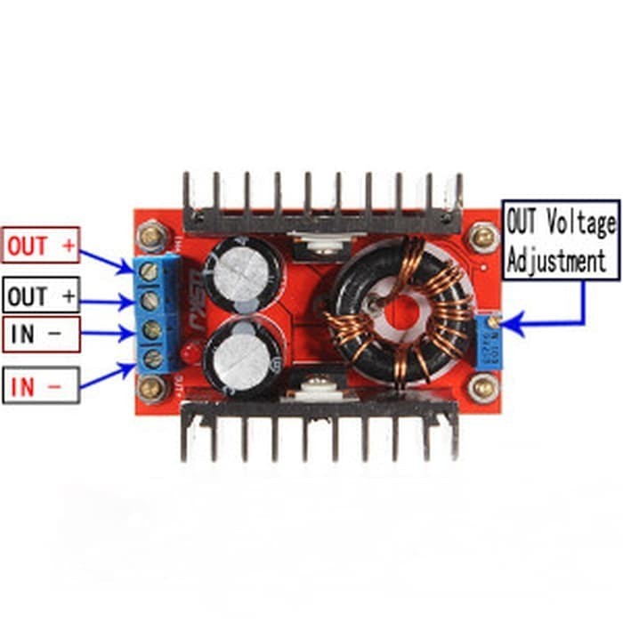 Jual Step Up 10A 150W Module Modul DC Adjustable Power Boost Regulator ...