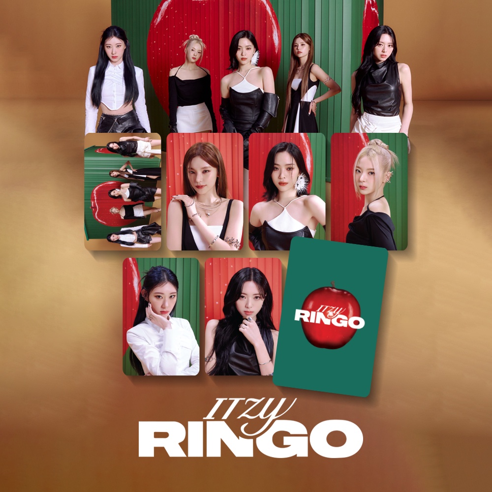 Jual (2 SISI) ITZY - Ringo Fanmade Photocard | Shopee Indonesia