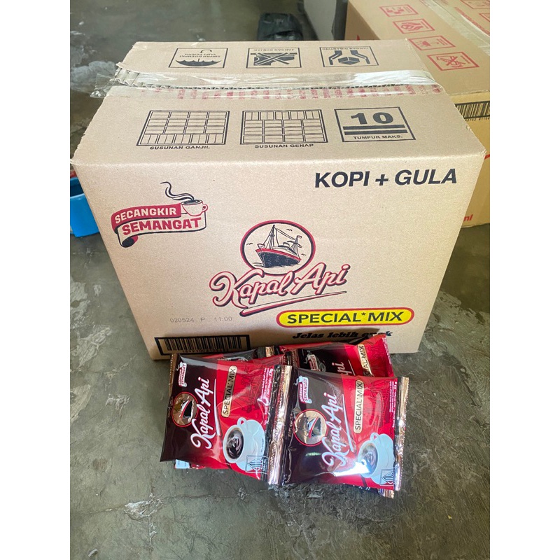 Jual Kopi Kapal Api Special Mix 1 Dus Shopee Indonesia 4689