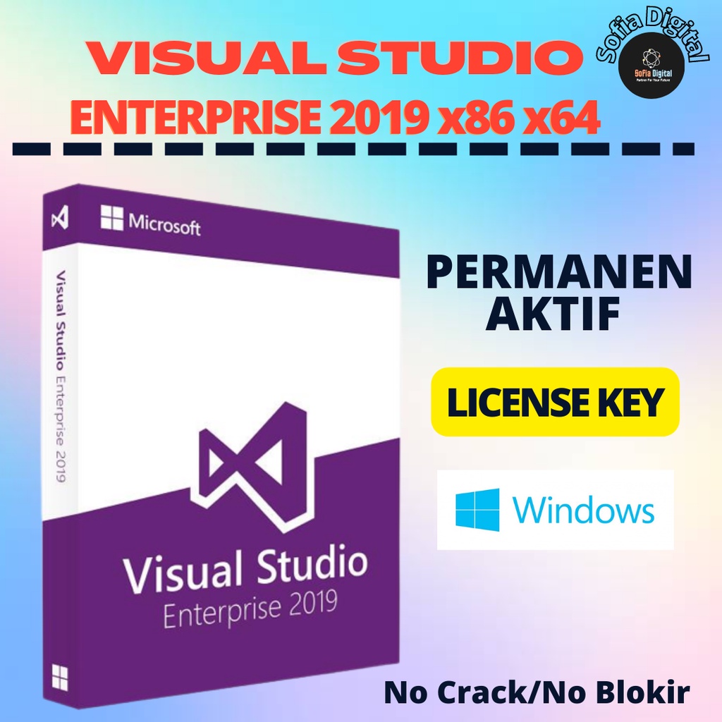 Jual visual studio 2019 license key original lifetime shopee