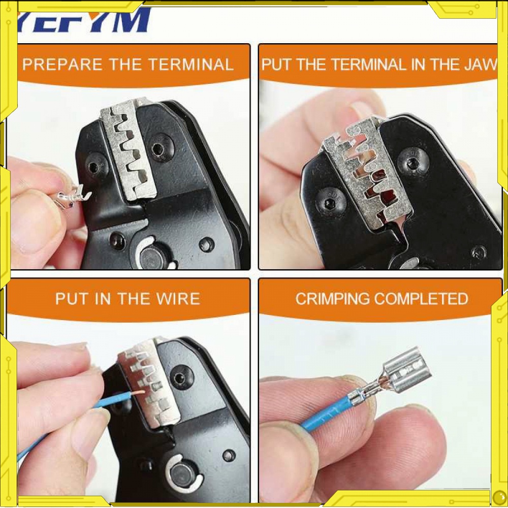 Jual Tang Crimper Terminal Cable Crimping Plier Compression Tool -TL261 ...