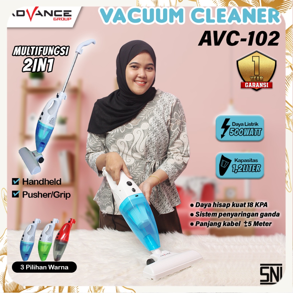 Jual Advance Vacuum Cleaner Penyedot Debu 2 in1 Handheld 500 Watt AVC