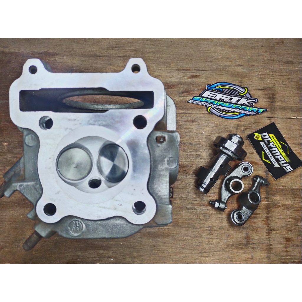 Jual CYLINDER HEAD KOP MIO SPORTY 5 TL MIO SMILE RUBAHAN KLEP 28 24 / ...