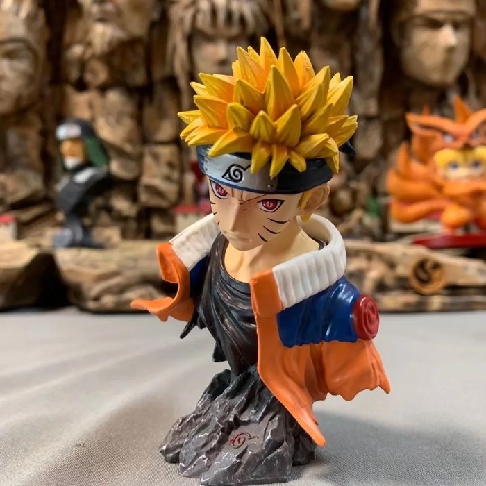 Jual Naruto Shippuden Action Figure Head Bust Sculpture Shopee Indonesia