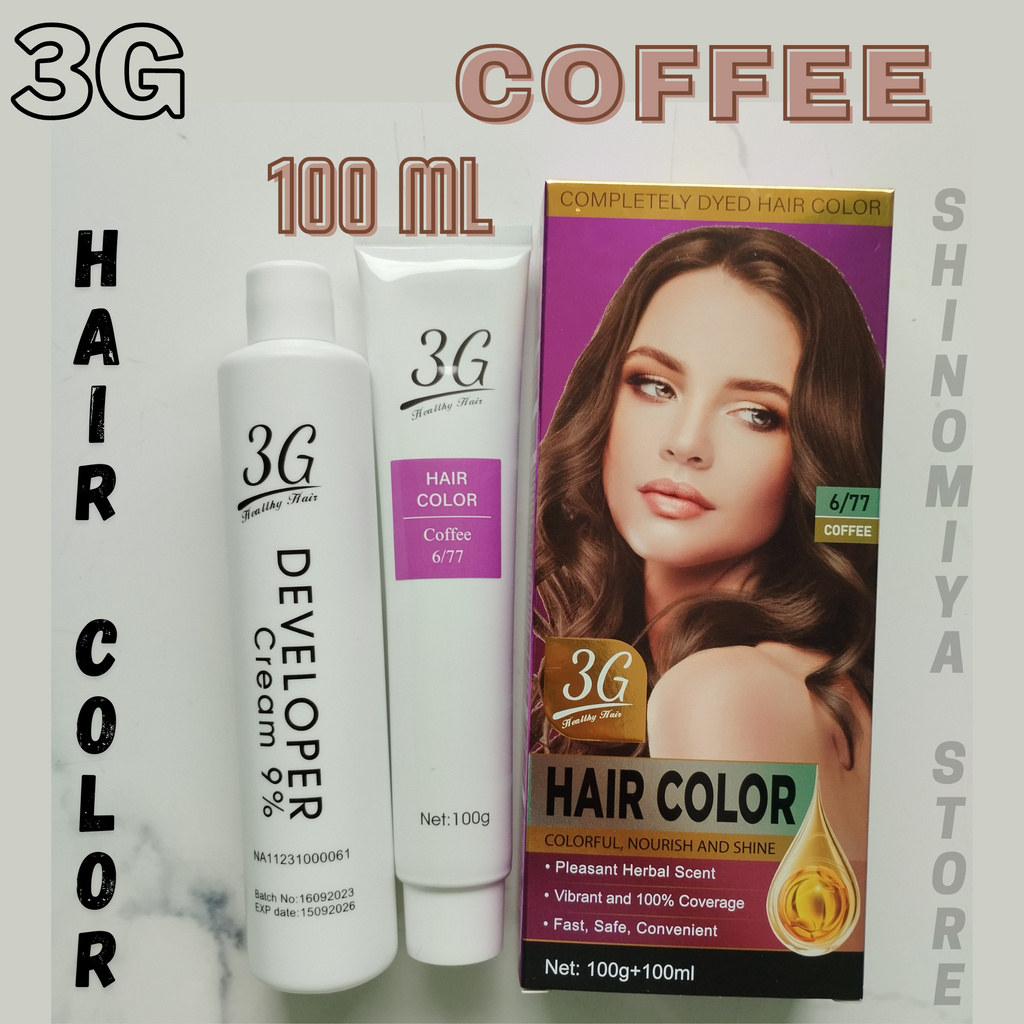 Jual (COFFEE) PEWARNA RAMBUT 3G WARNA KOPI 100ML 1SET / HAIR COLORING ...