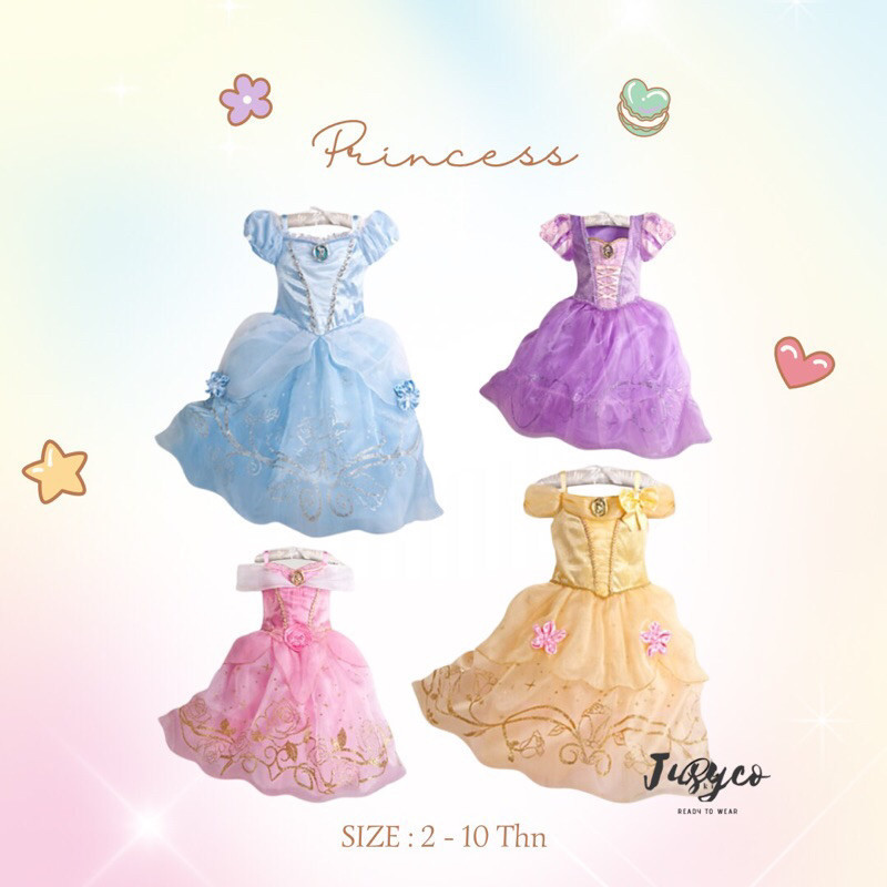 Jual Princess Karakter Collection Dress / Kostum Princess Anak Ulang ...
