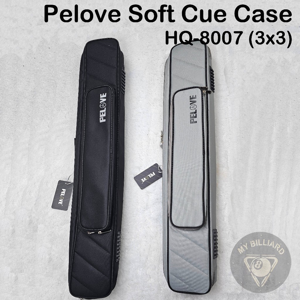 Jual PELOVE HQ-8007 Tas Stick Billiard 3x3 Hard Cue Case 3B3S - 6 Hole ...
