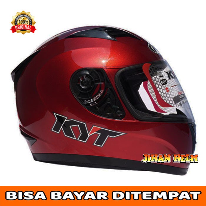Jual HELM / HELM KYT / HELM KYT FULL FACE R10 BLACK DOFF ORIGINAL hitam doff, M Shopee Indonesia
