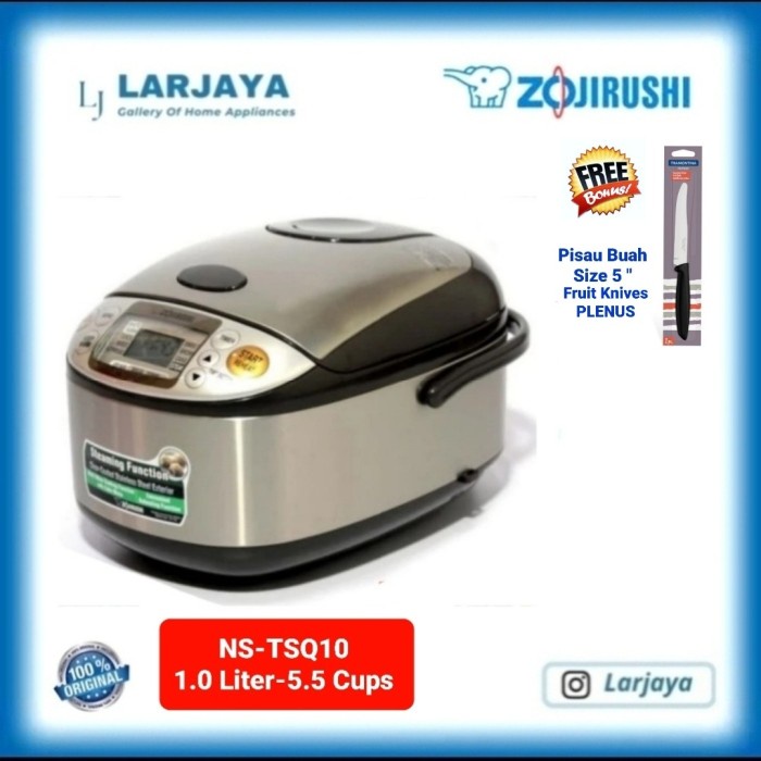 Jual RICE COOKER ZOJIRUSHI NSTSQ10 1,0 Liter/ 5,5 cups TANPA BUBBLE