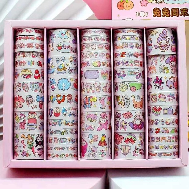 Jual Washi Tape Sanrio Masking Tape Kertas Roll Solatip Kertas Sanrio ...