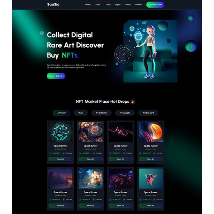 Jual Template website saasio / template aplikasi html terlaris | Shopee ...