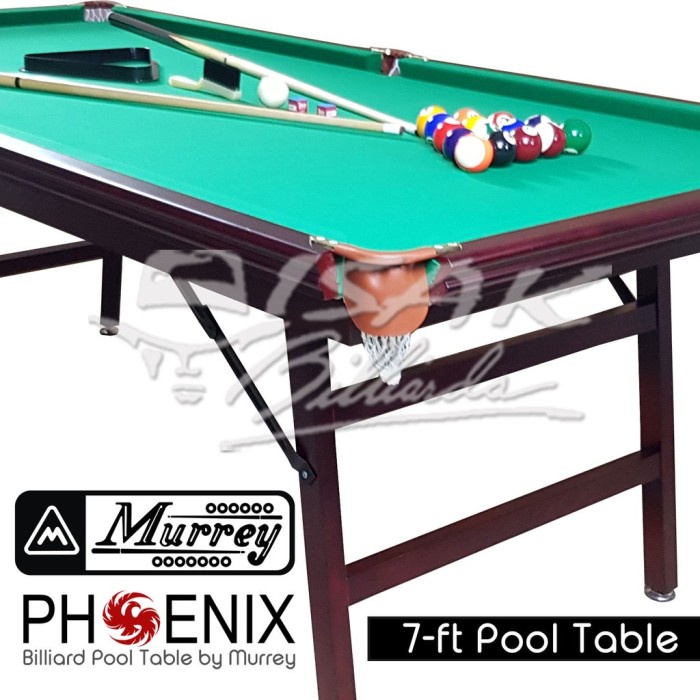 Jual Murrey 7ft Phoenix Pool Table Meja Billiard Biliar Bilyar Asli ISAK Shopee Indonesia