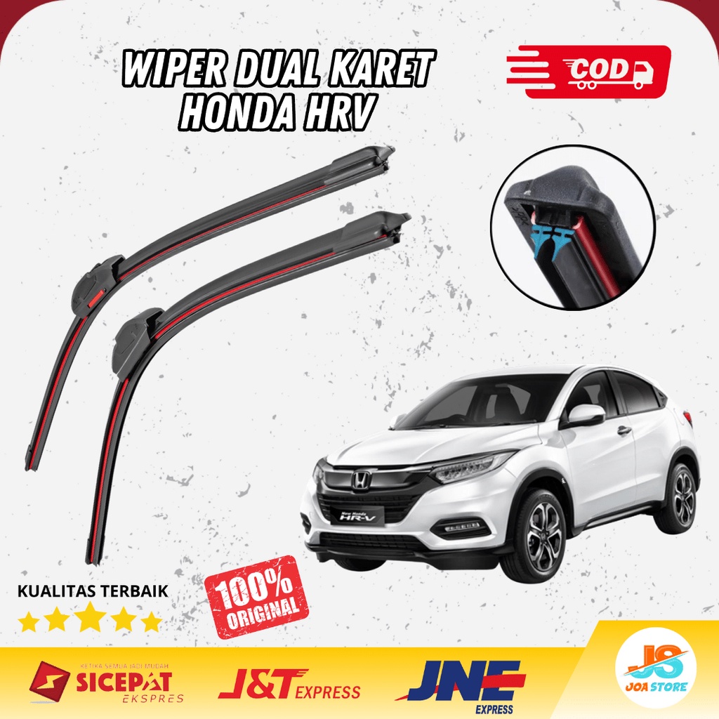 Jual Wiper Mobil Dual Blade Honda Hrv Hr V Wiper Frameless Dual